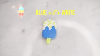 Oddly Satisfying Color Mixing ASMR - Ice Cream Edition | Clay Mixing | Guess the Colors