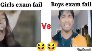 Exame fail girl and boy
