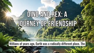 Dino and Rex: A Journey of Friendship#dinosaurs #friendship #adventure #unity #magic