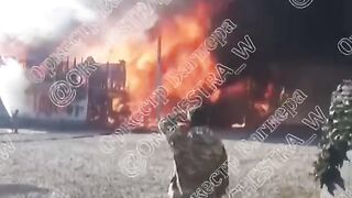 ГОРИ БАЗАТА НА АФРИКАНСКИЯ КОРПУС НА ЧВК ВАГНЕР