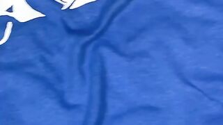 Blue curtain