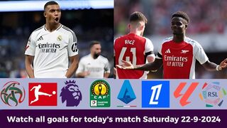 See all goals for today's matches