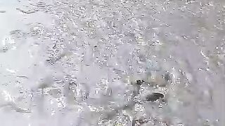 Kolam TANAH semi BETON ukuran 2x3 T 1 meter isi 2000 ekor