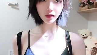 Short hair beautiful girl
