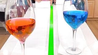 HUGE Glass Paper Towel Race ???????? this was a close one!