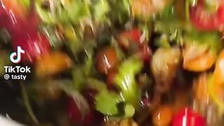 Dumpling salad