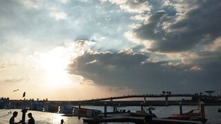 Natural Weather Or Dubai Beach ????️ | Marina Beach Dubai| Beautiful Weather #Dubai #Beach #Weather