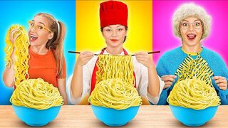 PARENTS vs KIDS CHALLENGEI|| Must Try Parenting Hacks! Me vs Grandma Cooking ldeas & DIYs by 123 GO!