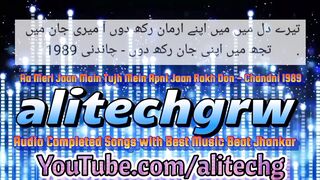 Aa Meri Jaan Main Tujh Mein Apni Jaan Rakh Don - Chandni 1989 Beat Jhankar Audio Song alitechgrw