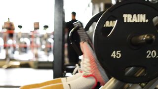 leg workout at