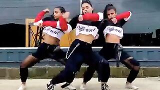 Indian 3 girls dancing