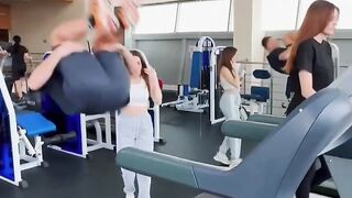 "' reaction to a jumping treadmill"