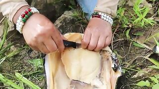 Watch How I Extract Pearls from Clams – A Simple, Handpicked Process!
