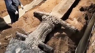 Swords that may belong to the Nephilim or giants, dating back to early times, as they were discovered recently.