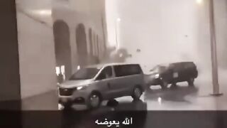Rain in Medina, Saudi أمطار المدينة المنورة _السعودية
