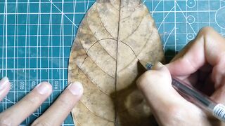 Part 1 | Art on leaves