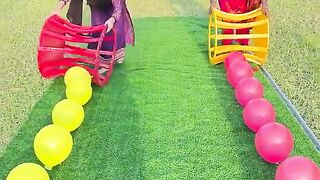 what an intense competition between two village women  racing through thrilling challenges for ultimate victory