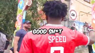 Speed met the wrong dog????