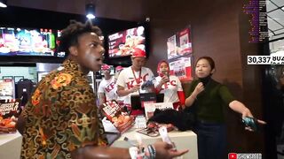 IShowSpeed tries Indonesian KFC ????????