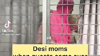 Desi Mom Preparing House For Guests