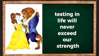 testing in life will never exceed our strength