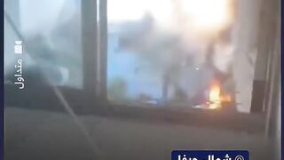 Fires and destruction north of Haifa after missiles fell from Lebanon
