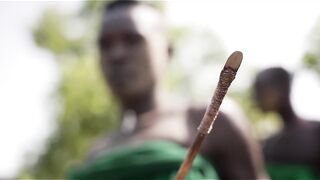 The Mursi / Surma Tribe in Ethiopia Part 6 #viral #shorts #youtubeshorts #mursi #ethiopia