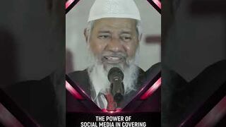 The Power of Social Media in Covering the Unjustified Atrocities against Palestine  Dr Zakir Naik