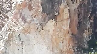 Mountain blasting