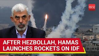Hamas Launches Missiles At Israelis From Gaza Palestine Fighters Target IDF In Besieged Enclave