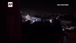 Dramatic video shows Israel strikes hitting outskirts of Beirut, Lebanon.