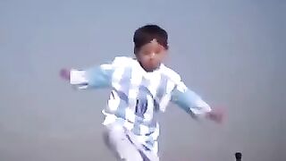 Messi respect a little boy