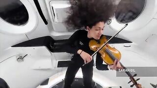 Guitar Play In Space by Lady Astronaut