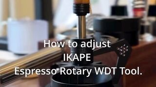IKAPE Rotary WDT Tool: Perfect Espresso Every Time, No More Channeling or Clumping – Master Your Coffee Routine