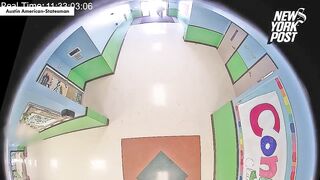Disturbing new footage shows Salvador Ramos in Uvalde school, cops running _ New York Post