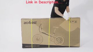 750W 20" Fat Tire Electric Bike: Fast, Powerful, No More Limits – 50 Miles, 22MPH Speed, Foldable Freedom