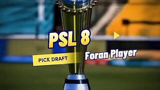 Psl 8 draft international player.