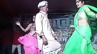 Old man dancing in young girl in wedding Pakistan 2023