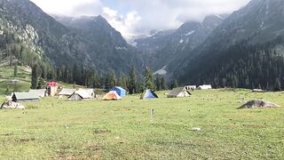 VIEW OF PAKISTAN NORTH AREA above the height and adventure in which flag of Pakistan