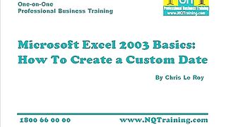 Excel format