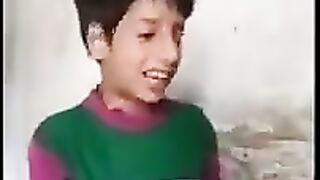 Boy crying during injection