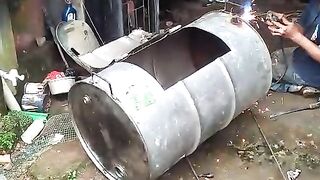 Pembuatan tempat perebusan pakan alternatif untuk ikan lele