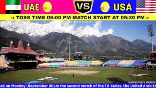 United Arab Emirates vs United States, 2nd T20 _ UAE vs USA 2nd T20 Match Live Score & Commentary