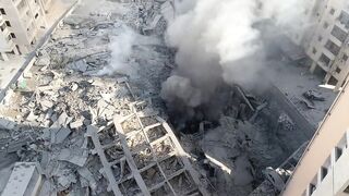 Destruction after overnight Israeli air strike on Beirut's Chiyah neighbourhood _ AFP.
