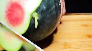 সবুজ তরমুজ। green watermelon