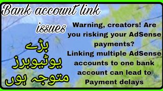 Bank account problem