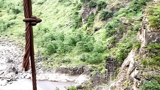 Kashmir Valley River and Mountain Beautiful View #kashmir #kashmirvalley #river #mountains #valley