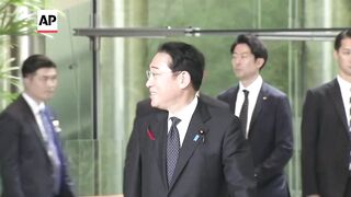 Japan's Prime Minister Fumio Kishida resigns, paving way for Shigeru Ishiba.