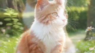#The cute cat wants to climb the tree #shorts
