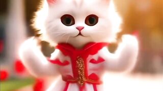 cat dance show Funny video